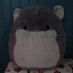 Squishmallows Gray and Cream Stuffed Animal